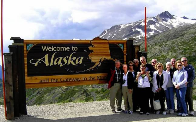 Alaska Welcome sign
