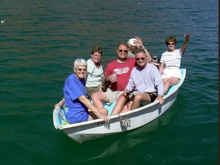 Boarding the Catamaran